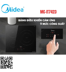 Bếp Điện Từ 3 Vùng Nấu Midea MC-IT7423