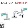 Vòi chậu rửa mặt 3 chân cổ thấp Chrome Kallista P32412-BLE-CP