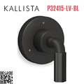 Mặt nạ chuyển hướng dòng nước sen tắm đen Kallista P32415-LV-BL
