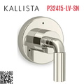 Mặt nạ chuyển hướng dòng nước sen tắm Nickel Kallista P32415-LV-SN