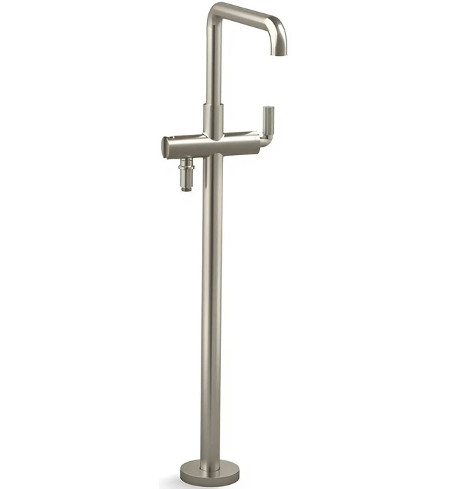 Vòi bồn tắm gắn sàn 1 lỗ nóng lạnh đen Kallista P32420-00-BL