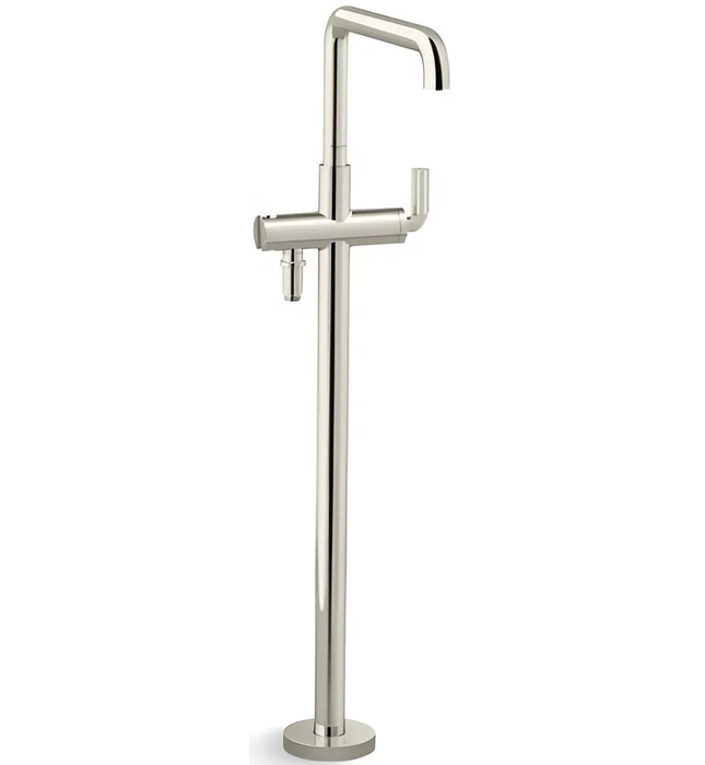 Vòi bồn tắm gắn sàn 1 lỗ nóng lạnh đen Kallista P32420-00-BL