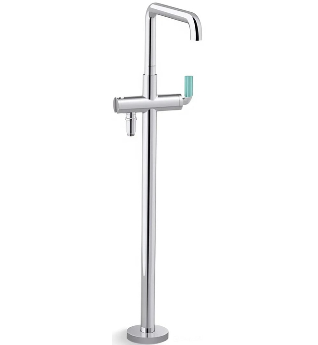 Vòi bồn tắm gắn sàn 1 lỗ nóng lạnh Chrome Kallista P32420-BLE-CP