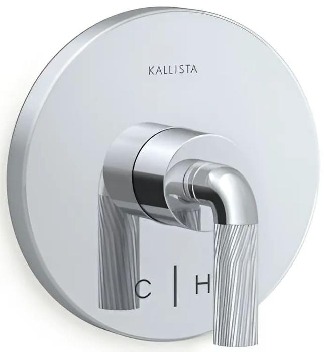 Mặt nạ điều chỉnh nhiệt độ sen tắm đen Kallista P40881-LV-BL