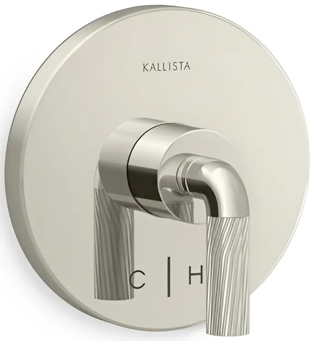 Mặt nạ điều chỉnh nhiệt độ sen tắm đen Kallista P40881-LV-BL