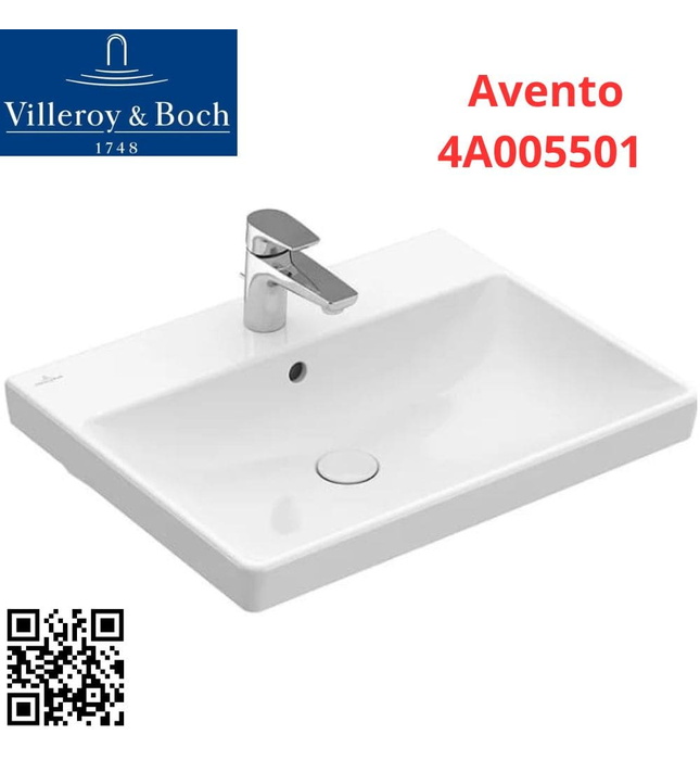 Chậu rửa lavabo bàn đá Villeroy-boch Avento 4A005501