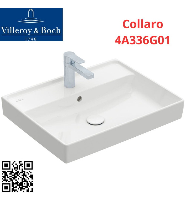 Chậu rửa lavabo treo tường Villeroy-boch O.novo 4A416GT2