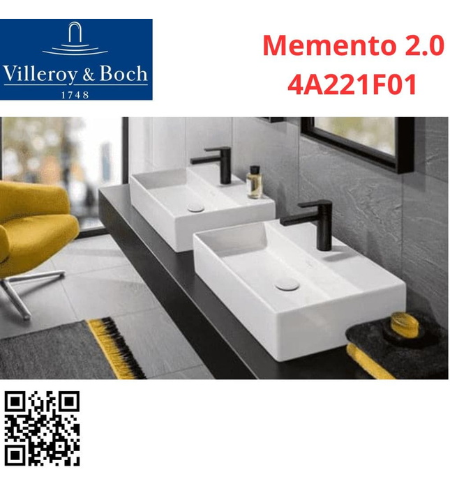 Chậu rửa lavabo Villeroy-boch Memento 2.0 4A221F01