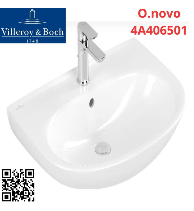 Chậu rửa lavabo treo tường Villeroy-boch O.novo 4A406501
