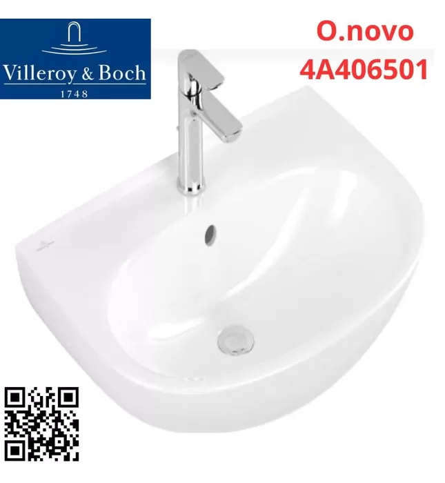 Chậu rửa lavabo treo tường Villeroy-boch O.novo 4A406501