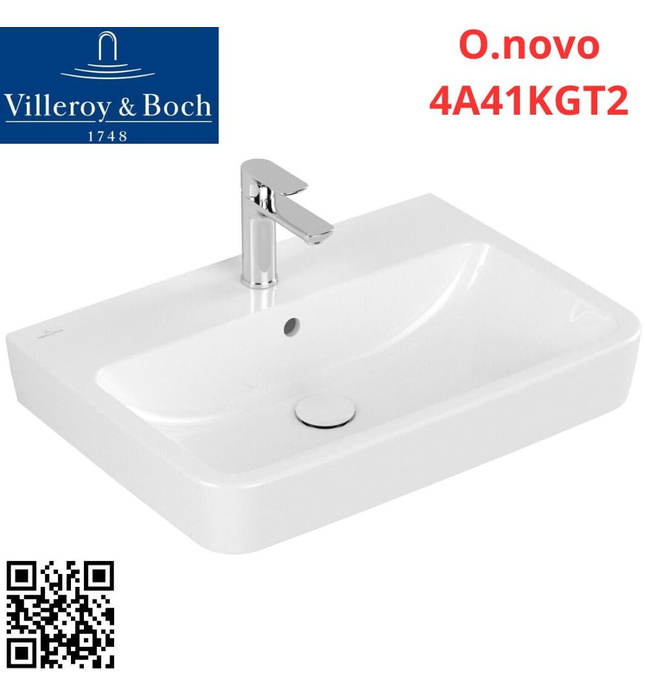 Chậu rửa lavabo treo tường Villeroy-boch O.novo 4A41KGT2