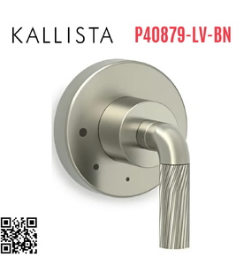 Mặt nạ điều chỉnh lưu lượng sen tắm Nickel Kallista P40879-LV-BN