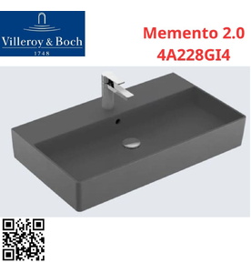 Chậu rửa lavabo treo tường Villeroy-boch Memento 2.0 4A228GI4