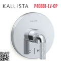 Mặt nạ điều chỉnh nhiệt độ sen tắm Chrome Kallista P40881-LV-CP