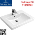Chậu rửa lavabo treo tường Villeroy-boch Subway 2.0 7113KG01