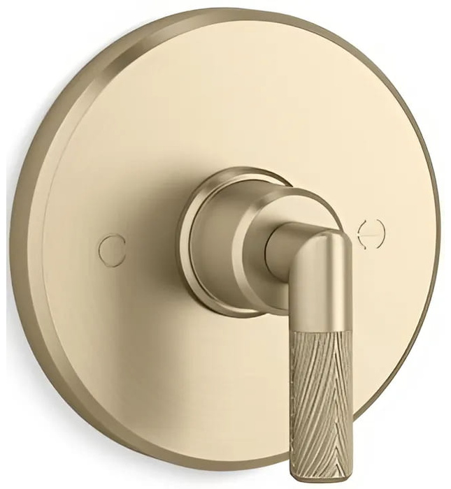 Mặt nạ điều chỉnh nhiệt độ sen tắm vàng Kallista P24922-BAF-BAF