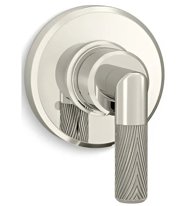 Mặt nạ chuyển hướng dòng nước sen tắm Nickel Kallista P24924-SNW-SN