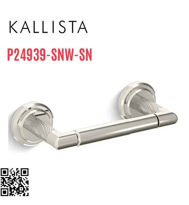 Lô giấy vệ sinh màu Nickel Kallista P24939-SNW-SN