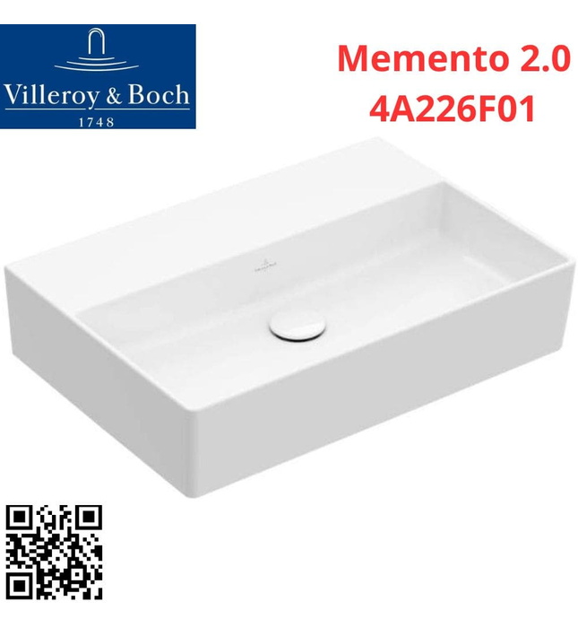 Chậu rửa lavabo Villeroy-boch Memento 2.0 4A226F01