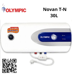 Bình Nóng Lạnh ngang Olympic Novan T-N 30L (có đồng hồ)