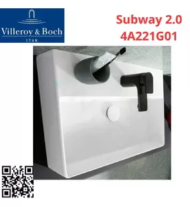 Chậu rửa lavabo treo tường Villeroy-boch Subway 2.0 4A221G01