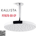 Bát sen tắm phun mưa tròn màu Chrome Kallista P21676-00-CP