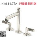 Vòi bồn tắm thân cao nóng lạnh Nickel Kallista P24903-SNW-SN