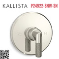 Mặt nạ điều chỉnh nhiệt độ sen tắm Nickel Kallista P24922-SNW-SN