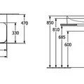 Chậu rửa lavabo Villeroy-boch Finion 41681BRW
