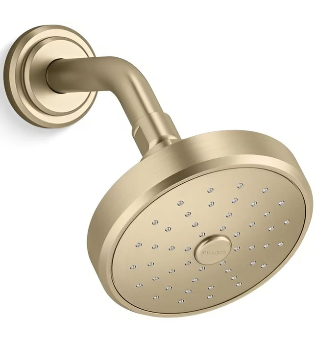 Bát sen tắm và tay sen gắn tường màu Nickel Kallista P24942-00-BN