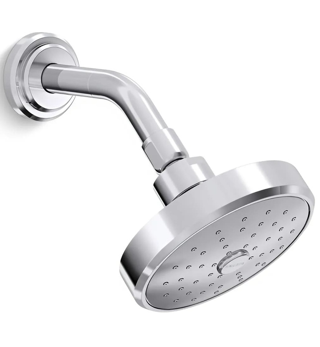 Bát sen tắm và tay sen gắn tường màu Chrome Kallista P24942-00-CP