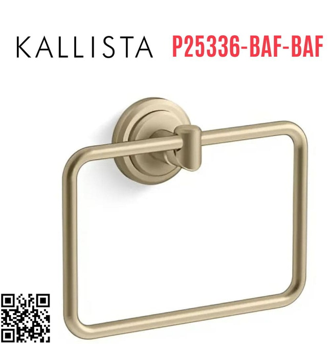 Vòng treo khăn màu vàng Kallista P25336-BAF-BAF