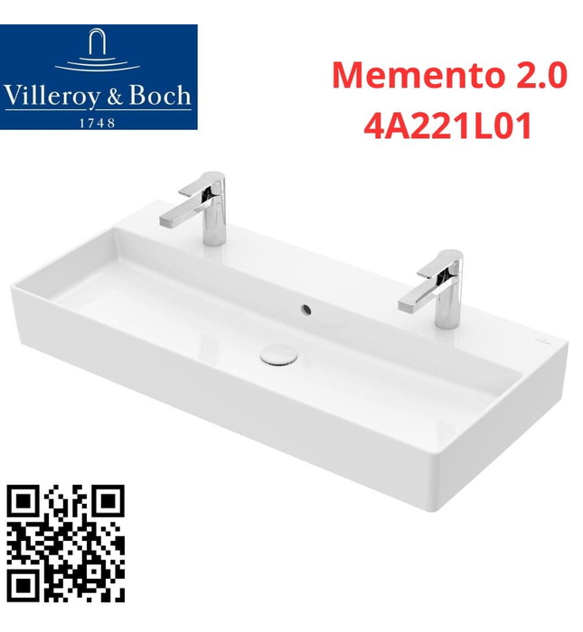 Chậu rửa lavabo Villeroy-boch Memento 2.0 4A221L01