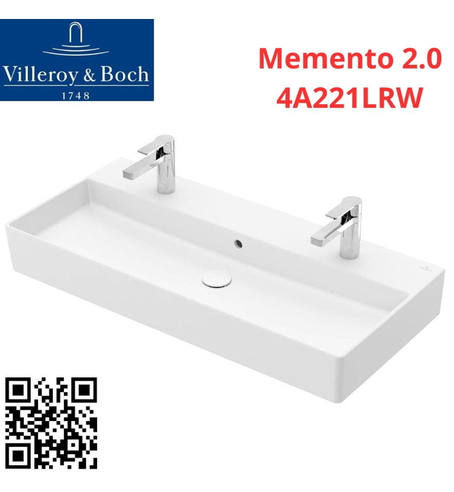 Chậu rửa lavabo Villeroy-boch Memento 2.0 4A221LRW