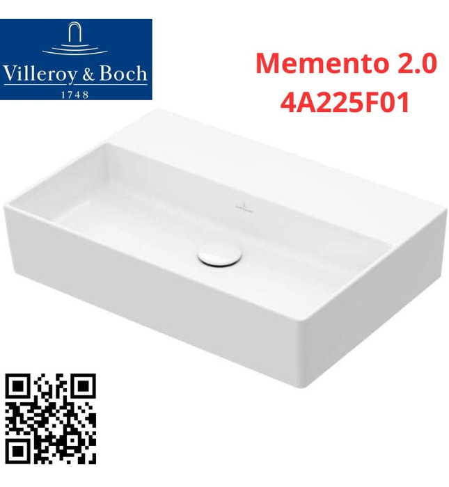 Chậu rửa lavabo Villeroy-boch Memento 2.0 4A225F01