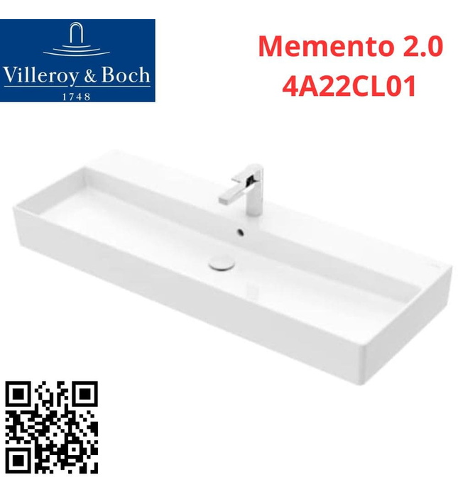 Chậu rửa lavabo Villeroy-boch Memento 2.0 4A22CL01