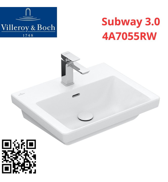 Chậu rửa lavabo Villeroy-boch Subway 3.0 4A7055RW
