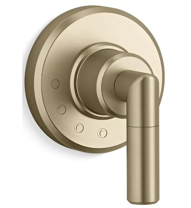 Mặt nạ điều chỉnh âm lượng sen tắm vàng Kallista P24926-LV-BAF