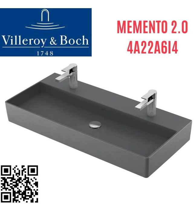 Chậu rửa lavabo Đức Villeroy-boch Memento 2.0 4A22A6I4