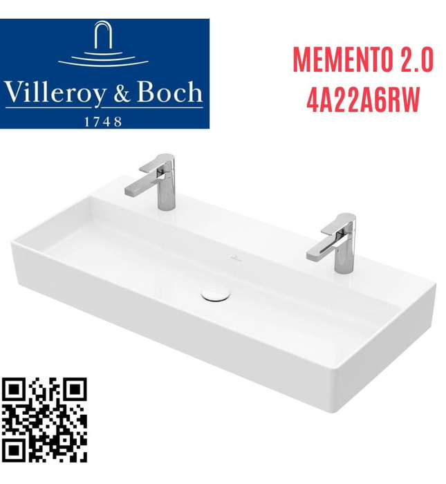 Chậu rửa lavabo Đức Villeroy-boch Memento 2.0 4A22A6RW