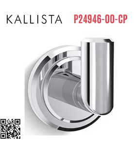 Móc treo tường đơn màu Chrome Kallista P24946-00-CP