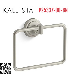 Vòng treo khăn màu Nickel Kallista P25337-00-BN