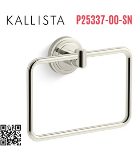 Vòng treo khăn màu Nickel Kallista P25337-00-SN