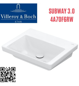 Chậu rửa lavabo Đức Villeroy-boch Subway 3.0 4A70F6RW