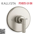 Mặt nạ điều chỉnh nhiệt độ sen tắm Nickel Kallista P24925-LV-BN