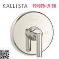 Mặt nạ điều chỉnh nhiệt độ sen tắm Nickel Kallista P24925-LV-SN
