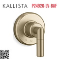Mặt nạ điều chỉnh âm lượng sen tắm vàng Kallista P24926-LV-BAF
