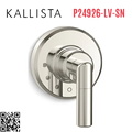 Mặt nạ điều chỉnh âm lượng sen tắm Nickel Kallista P24926-LV-SN