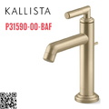 Vòi chậu rửa mặt 1 lỗ vàng Kallista P31590-00-BAF