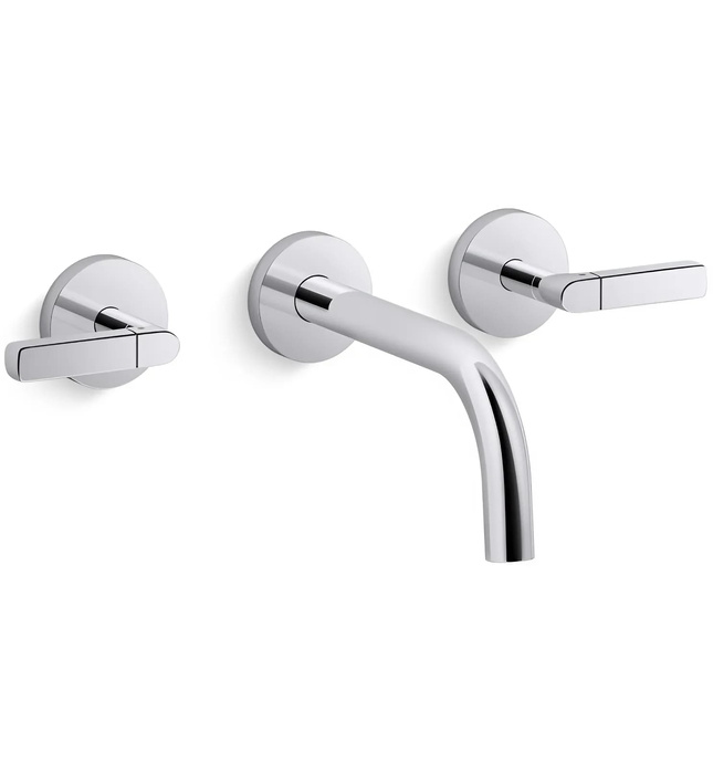 Vòi chậu rửa mặt 3 chân âm tường Chrome Kallista P23347-LV-CP